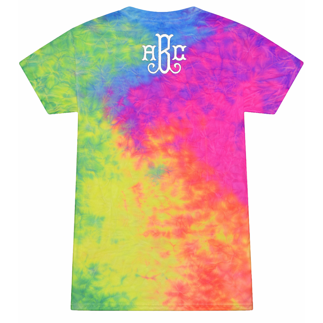 Monogrammed Tie Dye T-Shirt