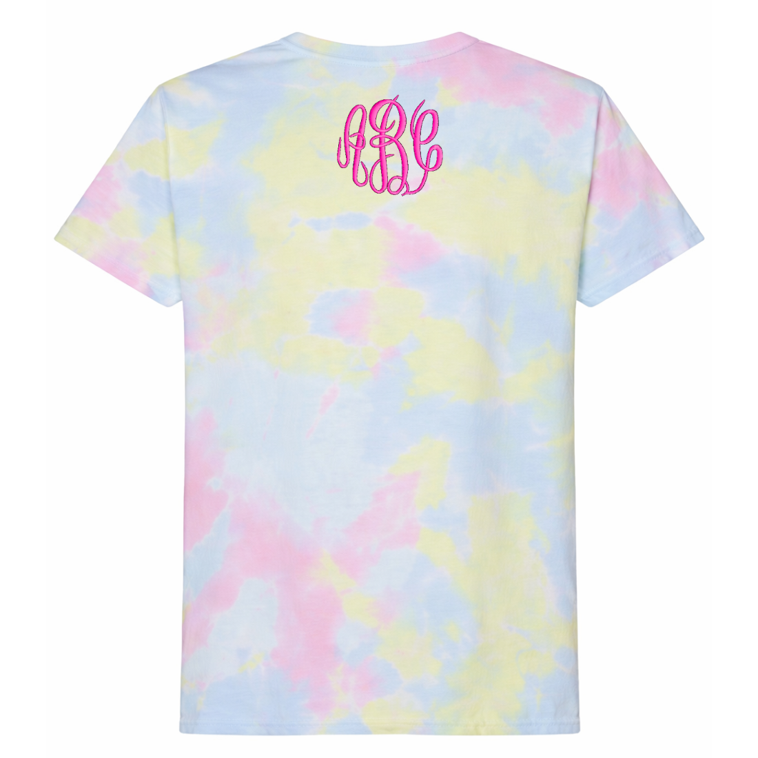 Monogrammed Tie Dye T-Shirt