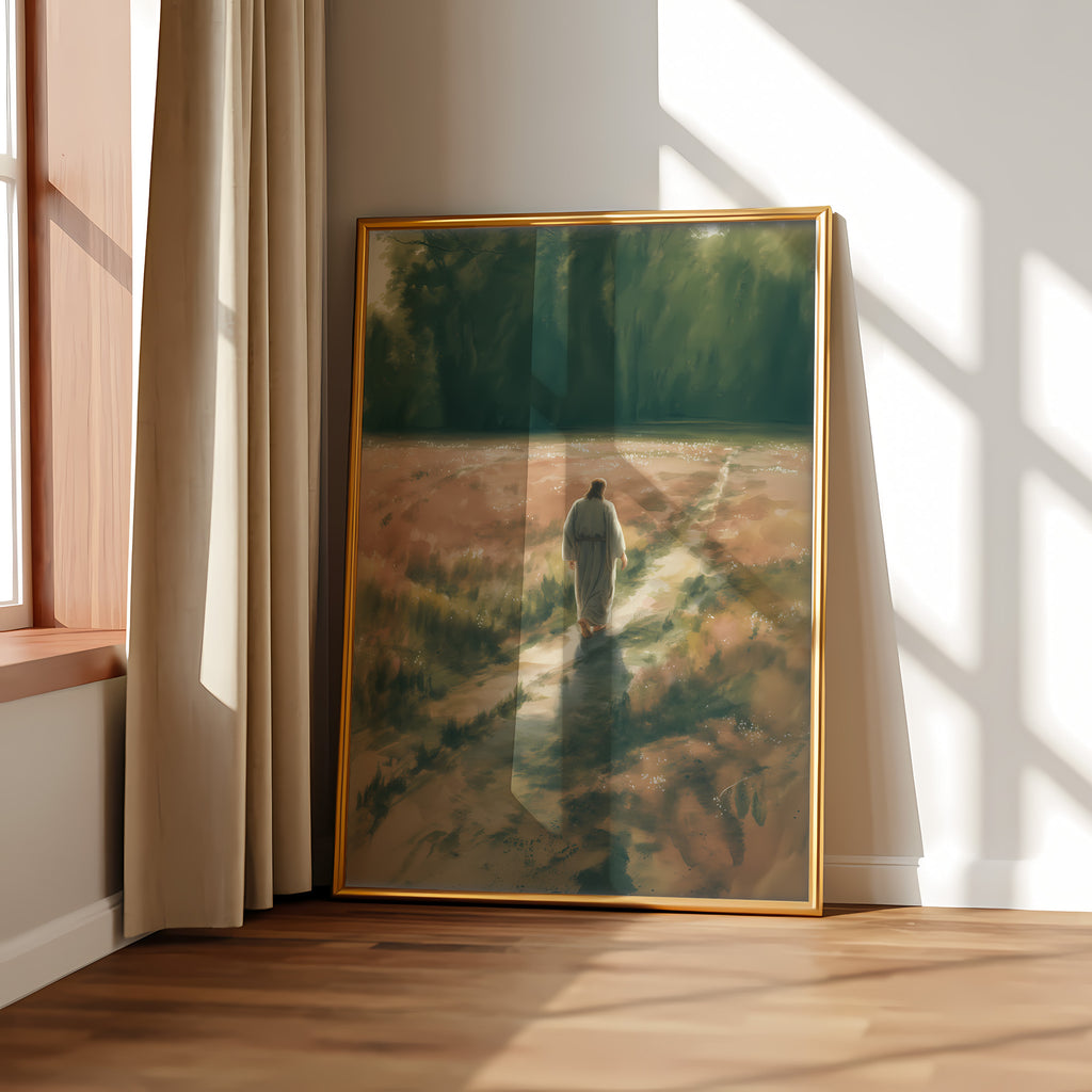 Jesus Calms the Storm Canvas Wall Art – Christian Decor of Faith, Protection & Guidance Through Life’s Storms | CV06
