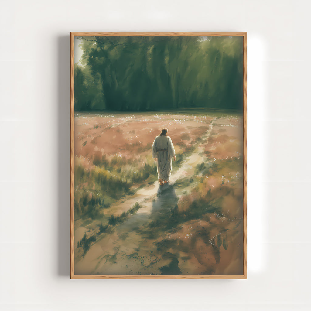 Jesus Calms the Storm Canvas Wall Art – Christian Decor of Faith, Protection & Guidance Through Life’s Storms | CV06