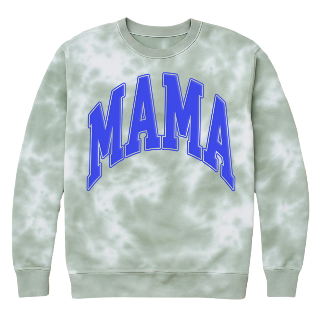 PUFF 'Mama' Tie Dye Cloud Crewneck