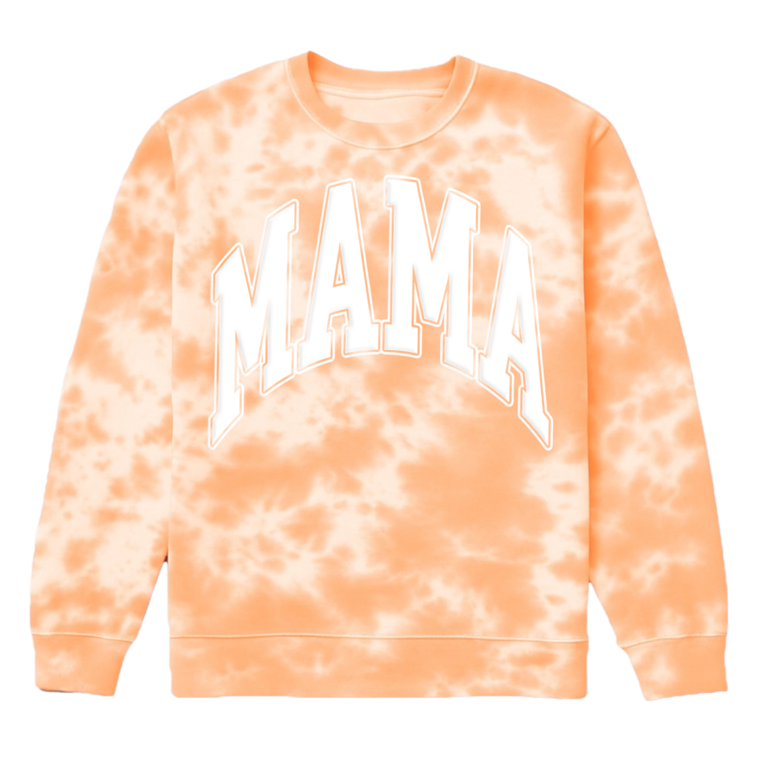 PUFF 'Mama' Tie Dye Cloud Crewneck