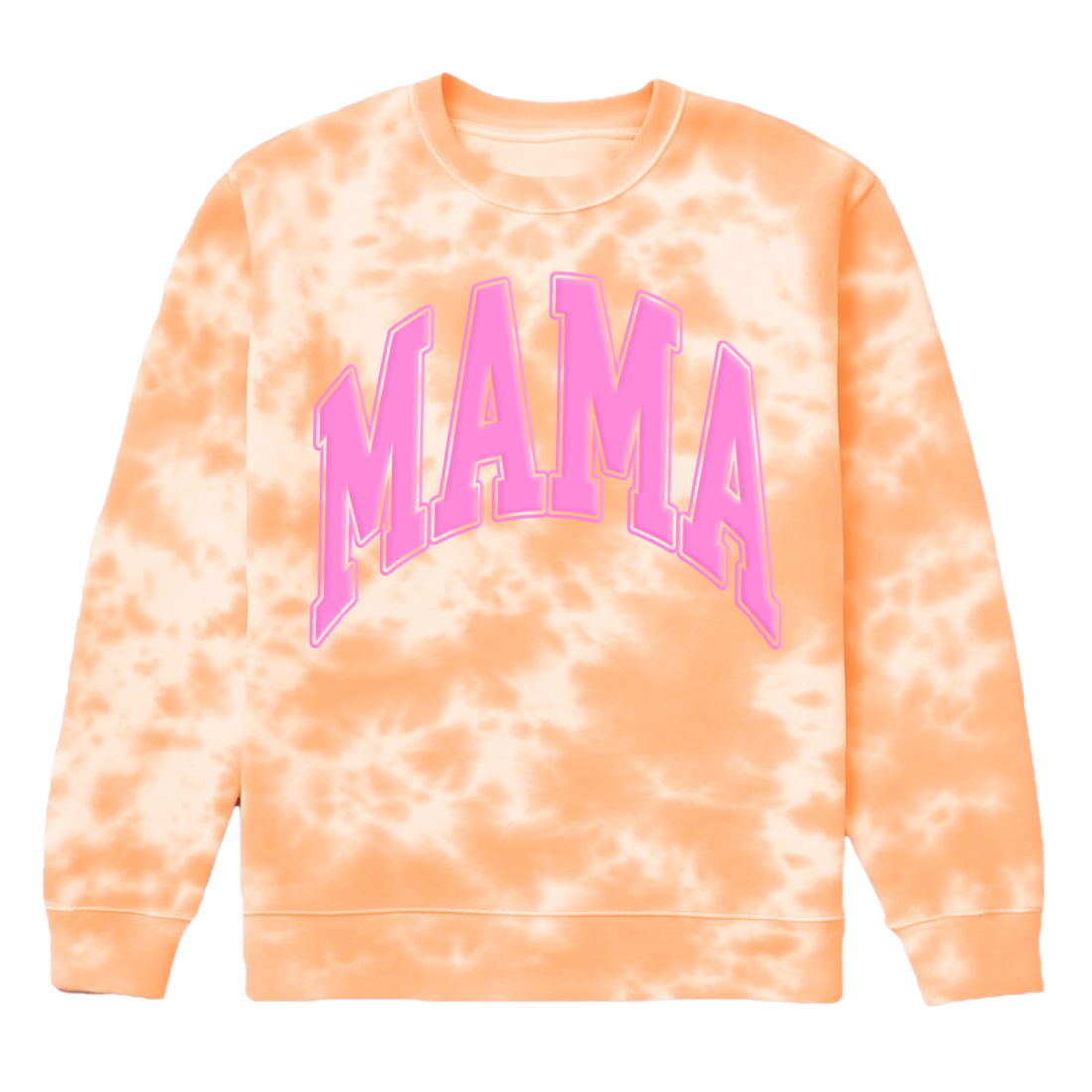 PUFF 'Mama' Tie Dye Cloud Crewneck