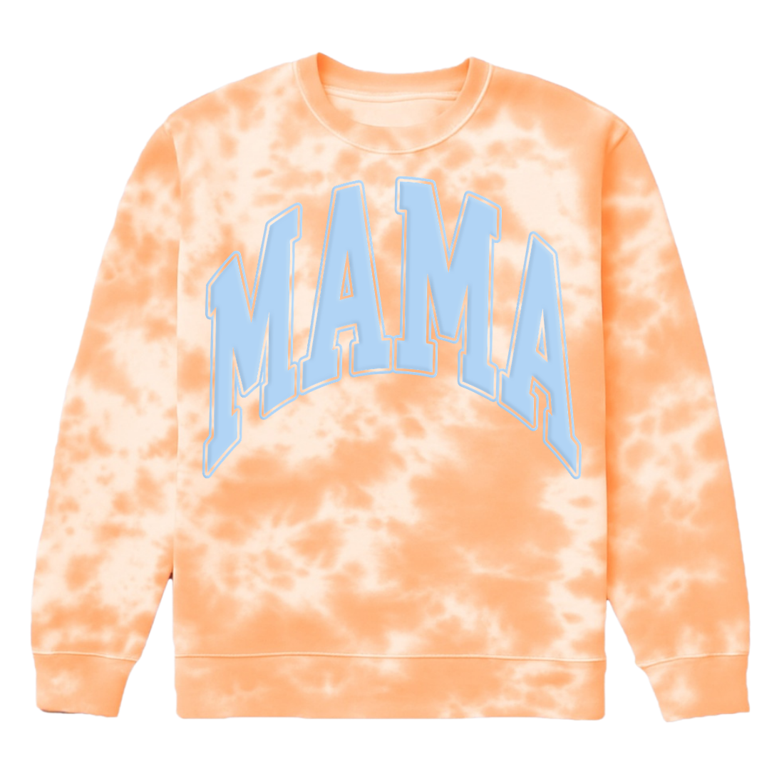 PUFF 'Mama' Tie Dye Cloud Crewneck