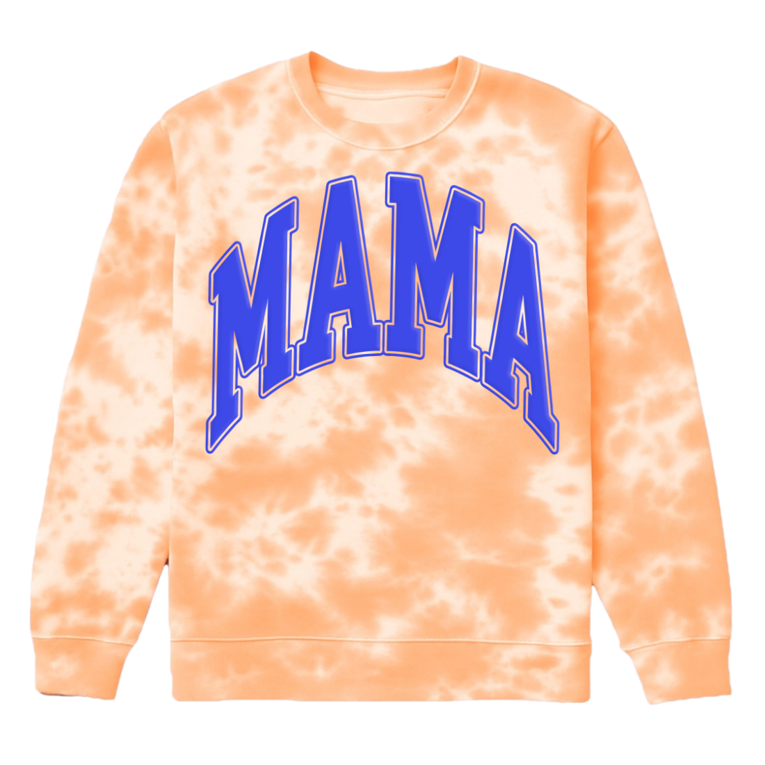 PUFF 'Mama' Tie Dye Cloud Crewneck