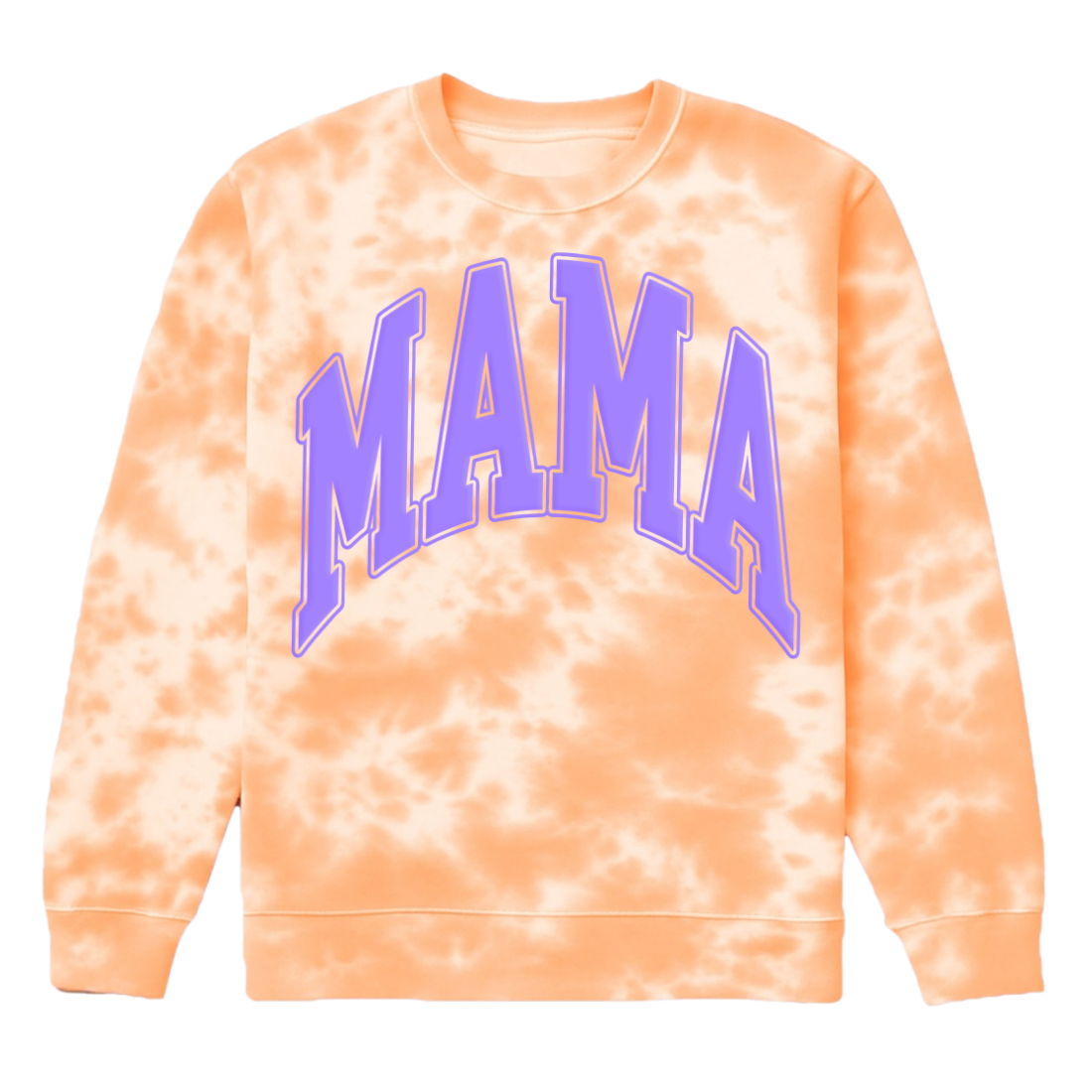 PUFF 'Mama' Tie Dye Cloud Crewneck