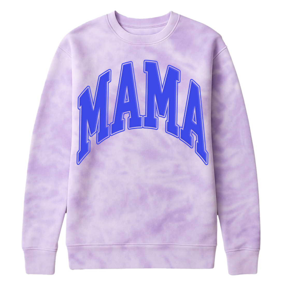 PUFF 'Mama' Tie Dye Cloud Crewneck