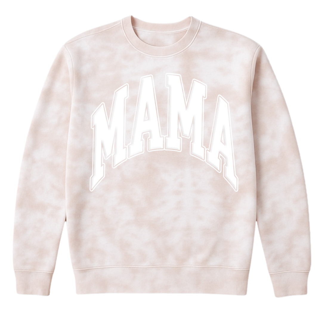 PUFF 'Mama' Tie Dye Cloud Crewneck