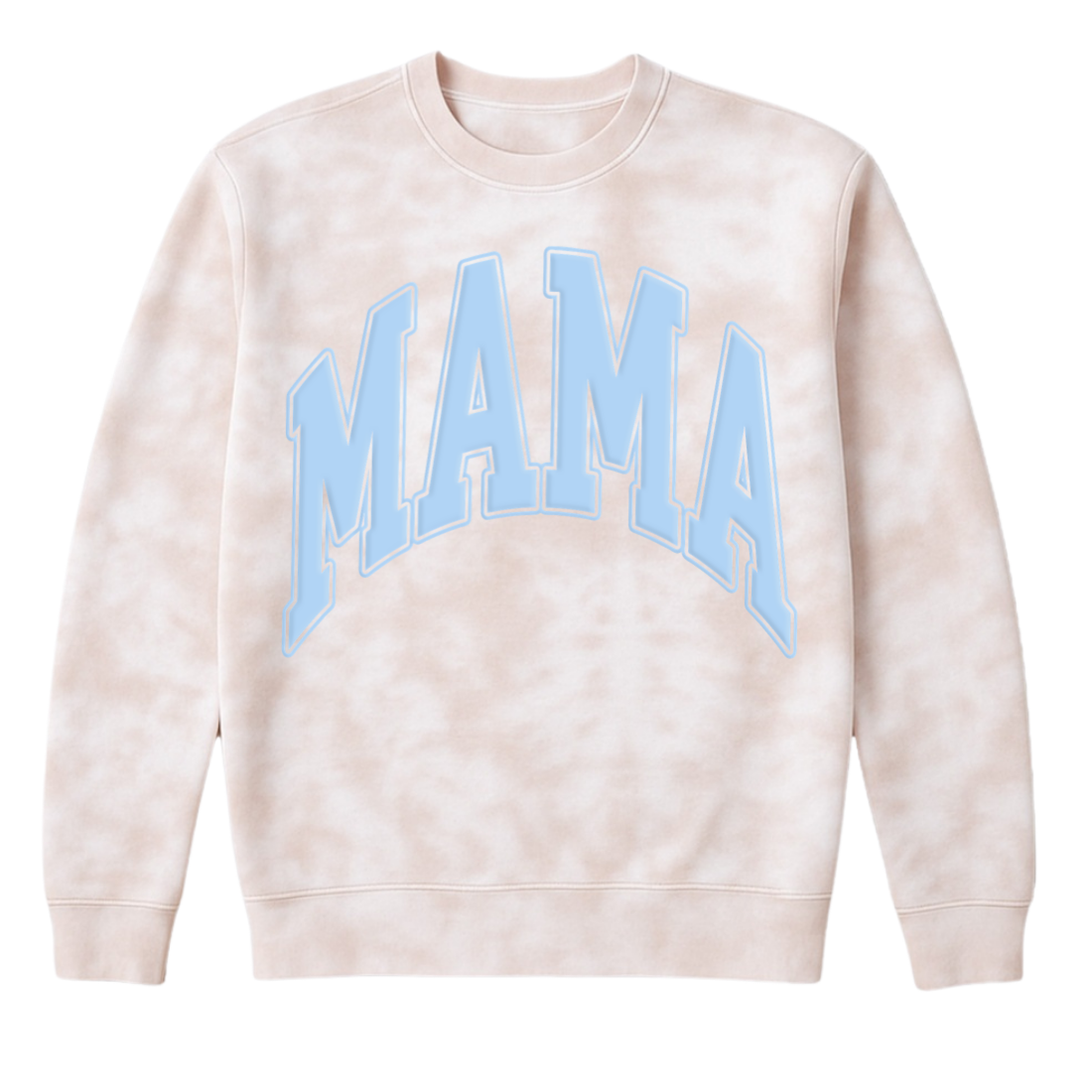 PUFF 'Mama' Tie Dye Cloud Crewneck