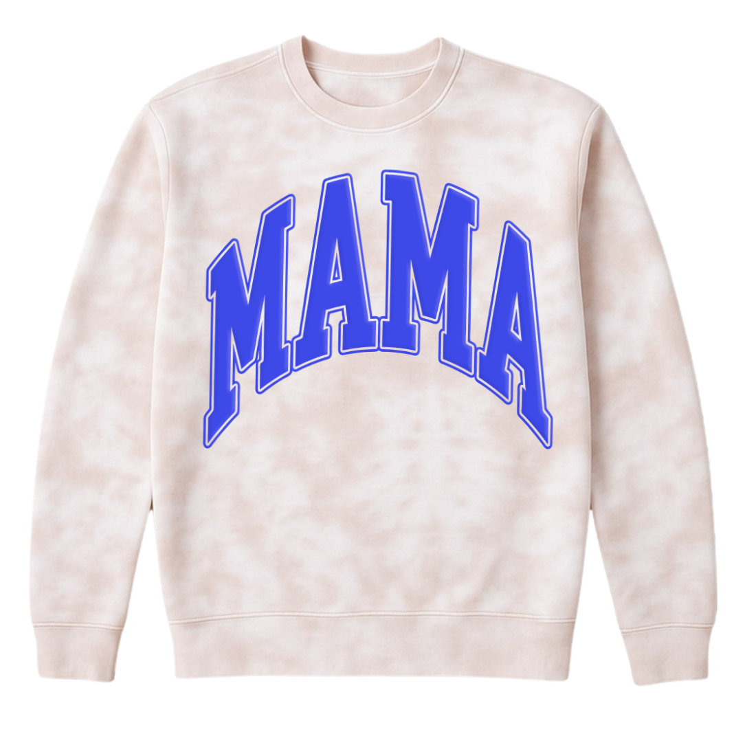 PUFF 'Mama' Tie Dye Cloud Crewneck
