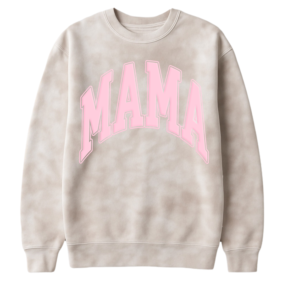 PUFF 'Mama' Tie Dye Cloud Crewneck