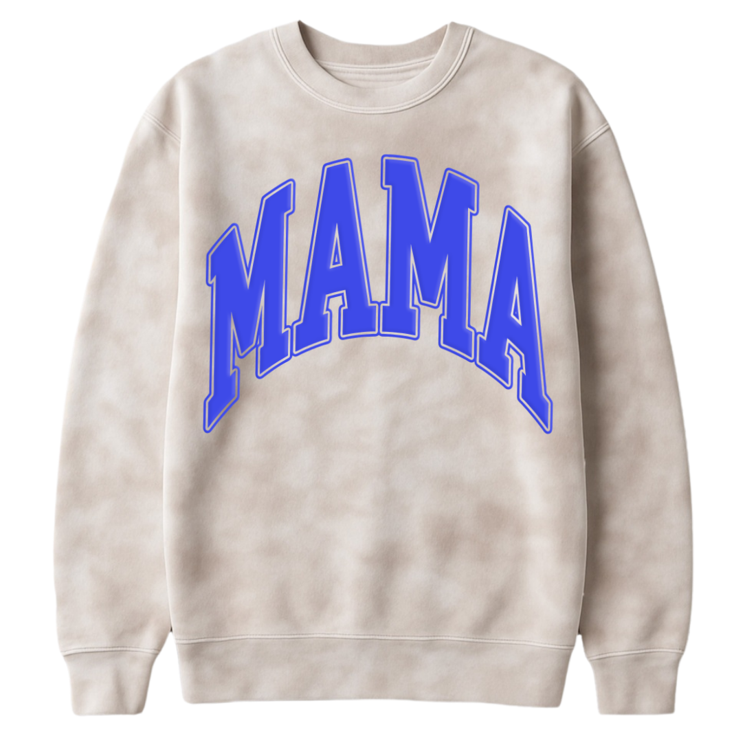 PUFF 'Mama' Tie Dye Cloud Crewneck