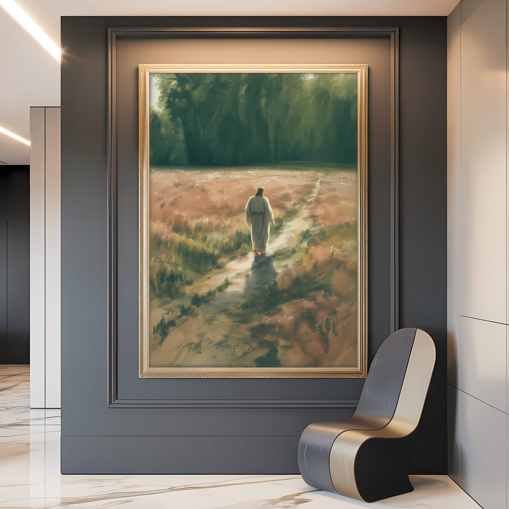 Jesus Calms the Storm Canvas Wall Art – Christian Decor of Faith, Protection & Guidance Through Life’s Storms | CV06