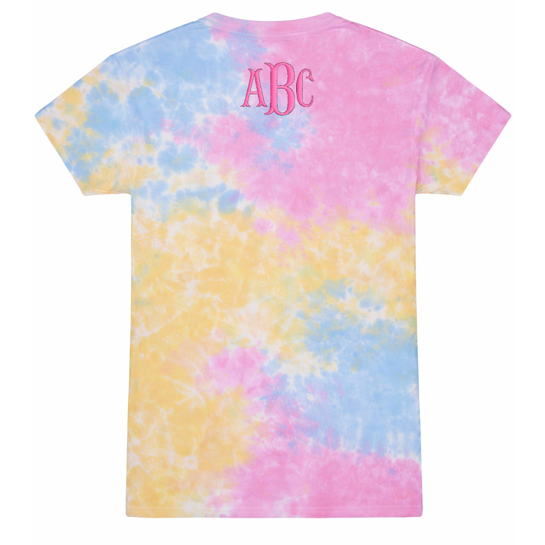 Monogrammed Tie Dye T-Shirt