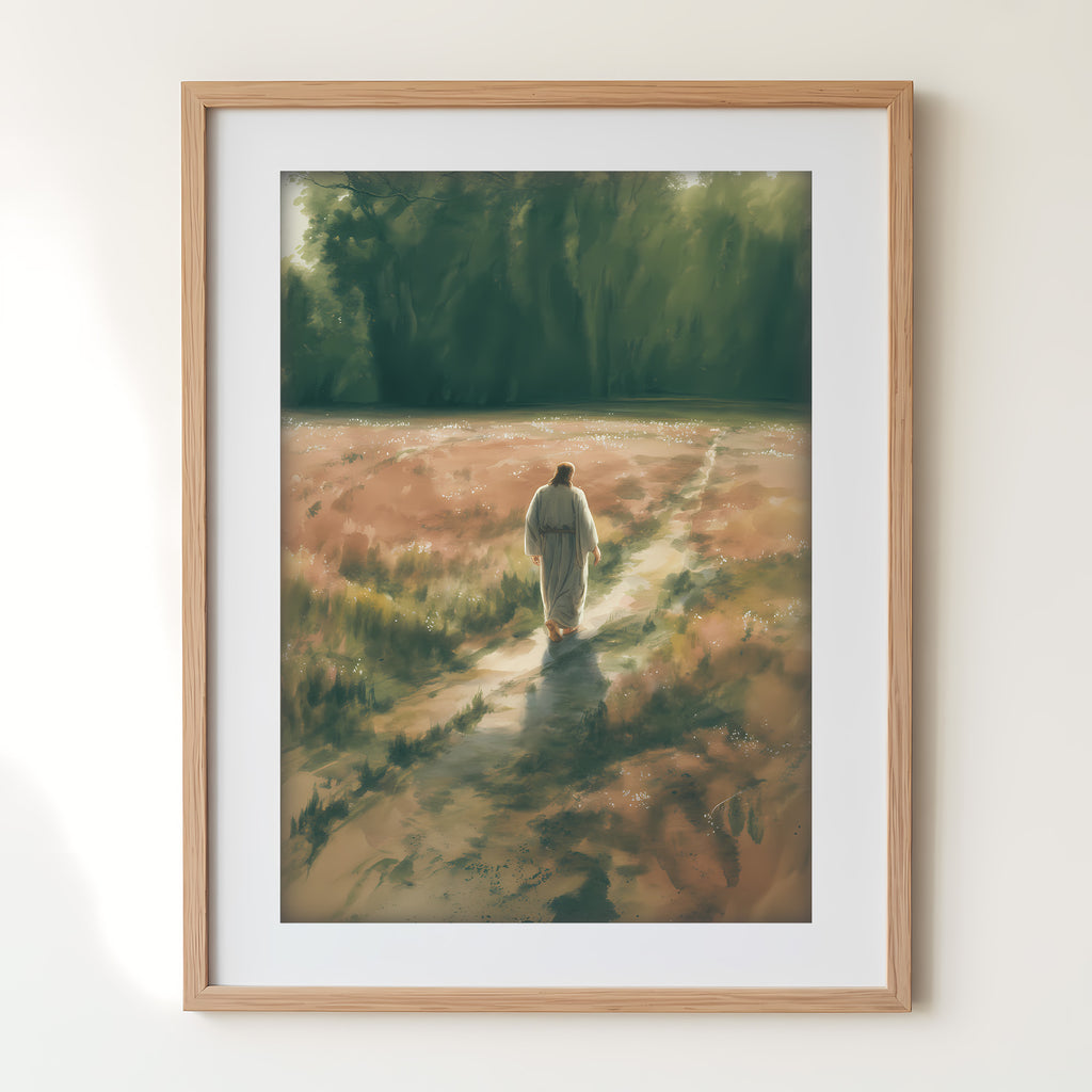 Jesus Calms the Storm Canvas Wall Art – Christian Decor of Faith, Protection & Guidance Through Life’s Storms | CV06