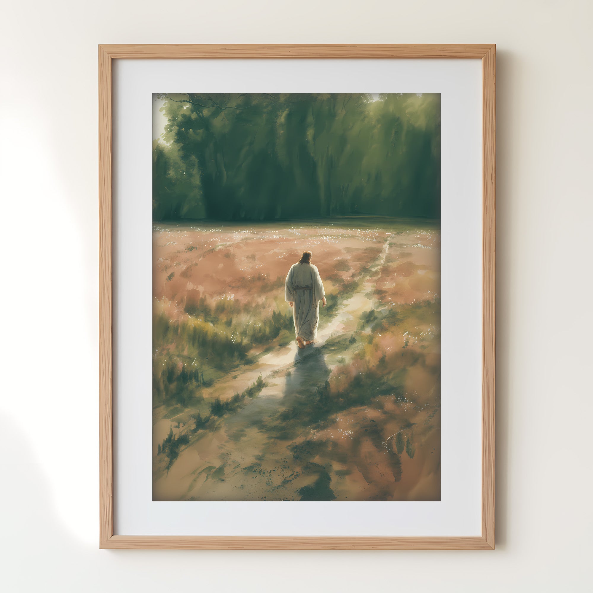 Jesus Calms the Storm Canvas Wall Art – Christian Decor of Faith, Protection & Guidance Through Life’s Storms | CV06