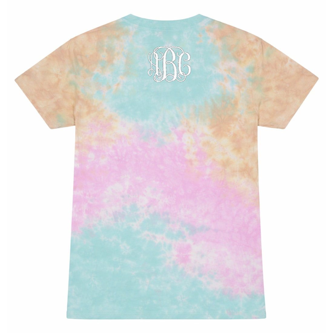 Monogrammed Tie Dye T-Shirt