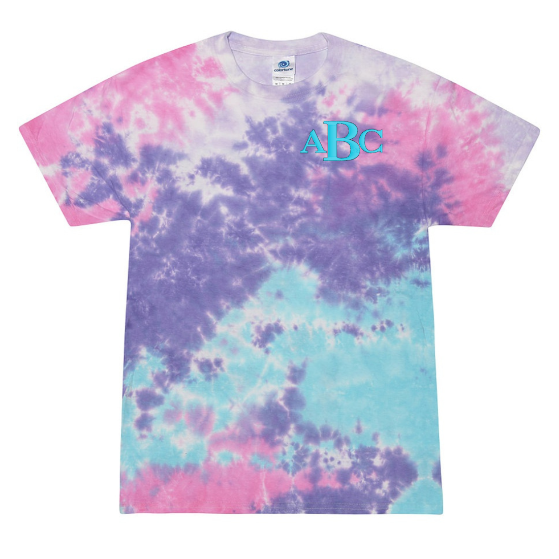 Monogrammed Tie Dye T-Shirt