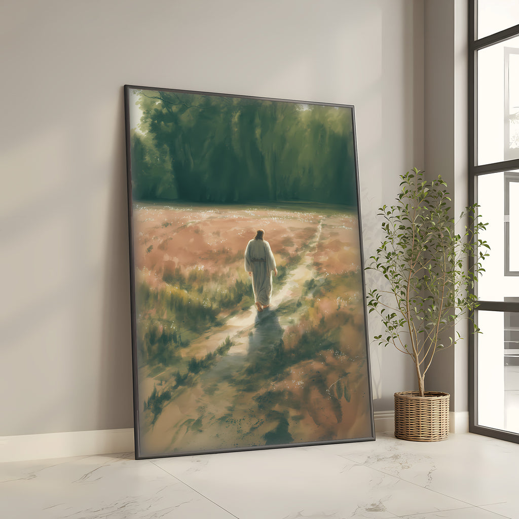 Jesus Calms the Storm Canvas Wall Art – Christian Decor of Faith, Protection & Guidance Through Life’s Storms | CV06