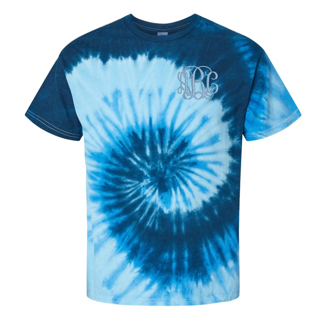 Monogrammed Tie Dye T-Shirt