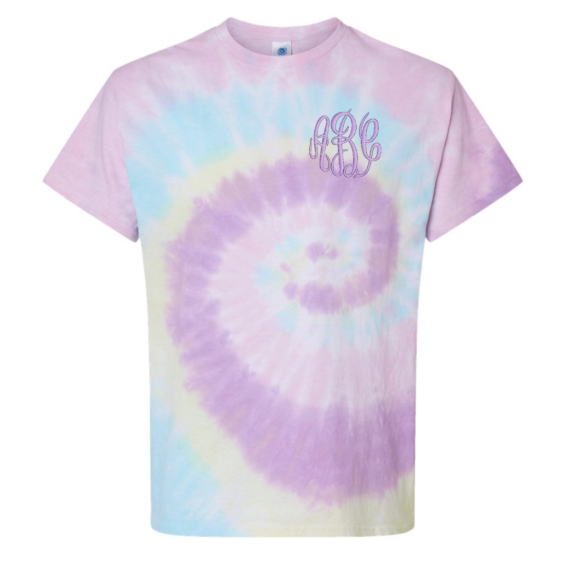 Monogrammed Tie Dye T-Shirt