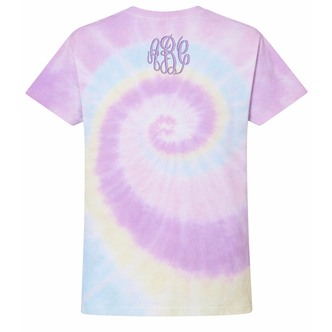 Monogrammed Tie Dye T-Shirt