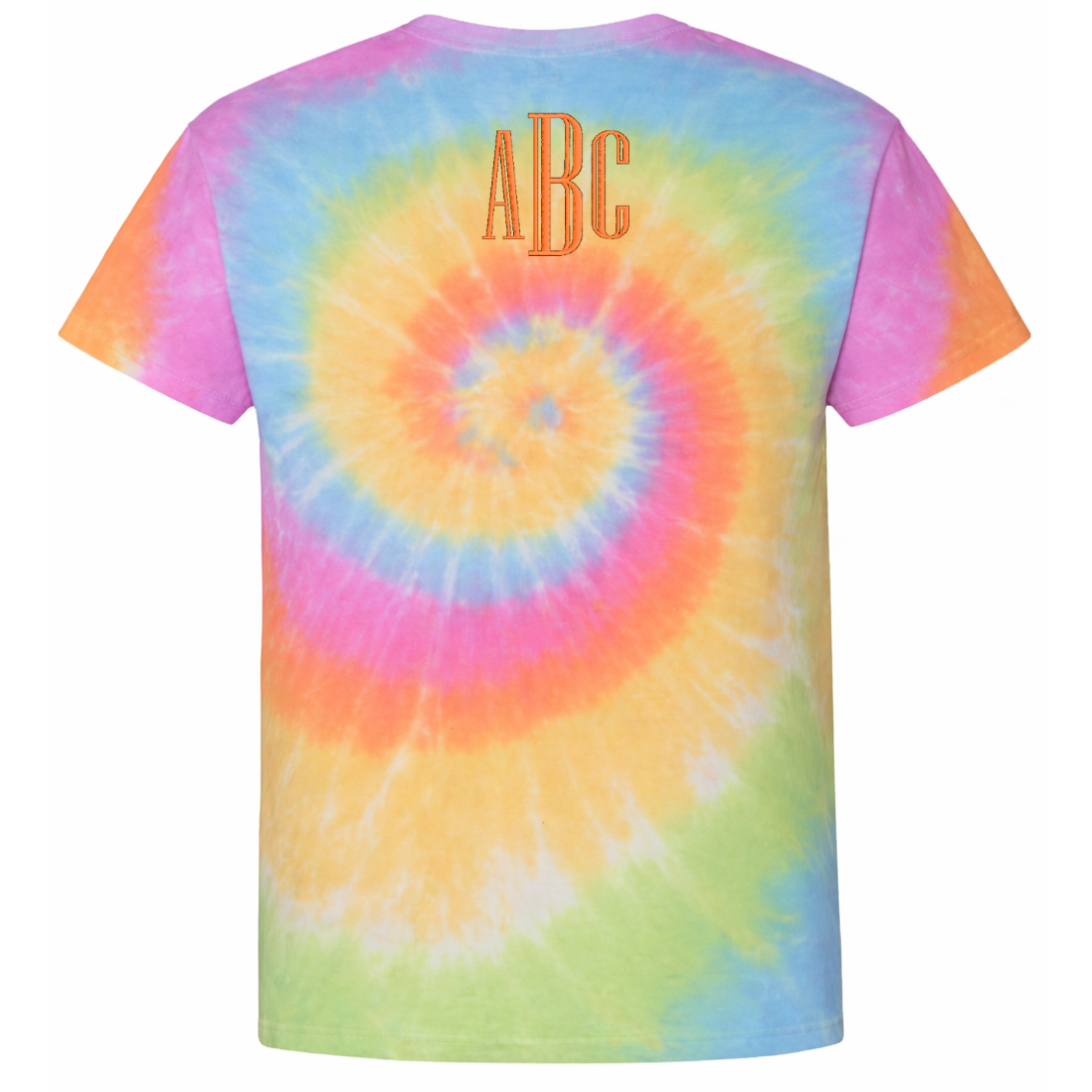 Monogrammed Tie Dye T-Shirt