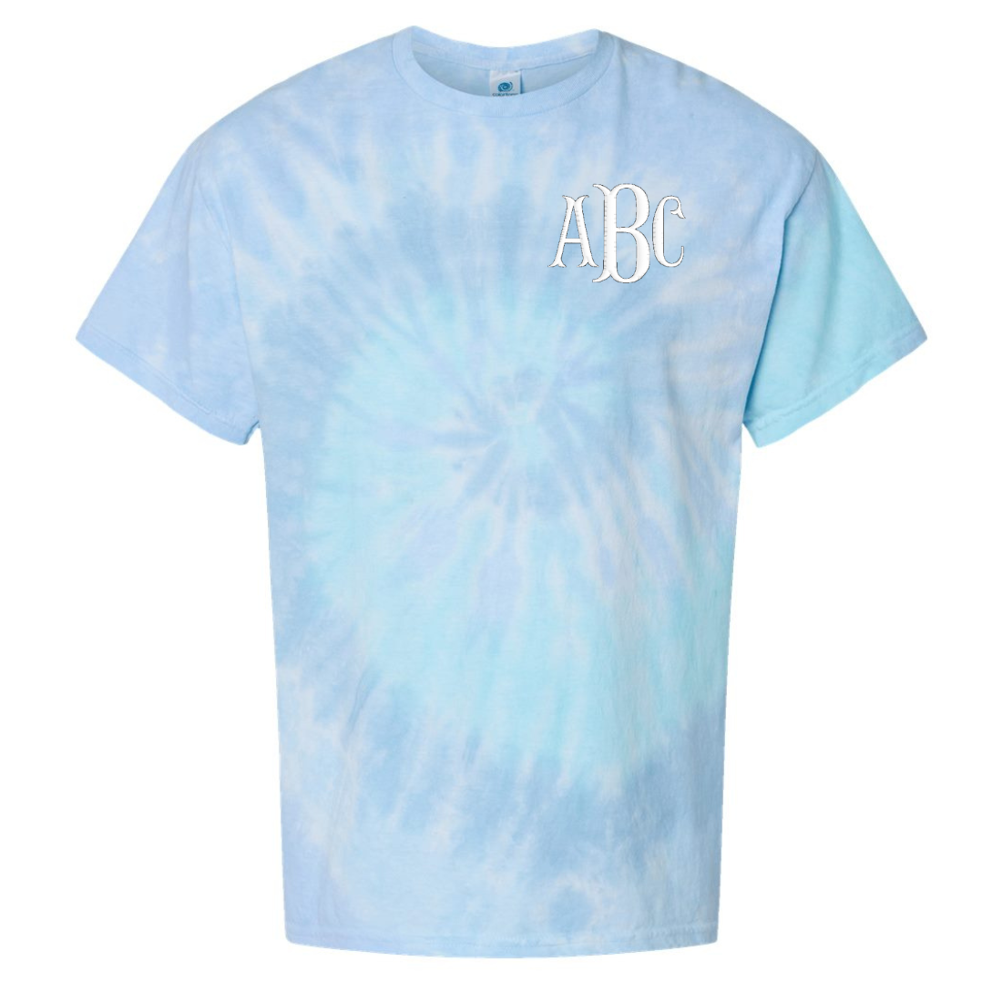 Monogrammed Tie Dye T-Shirt