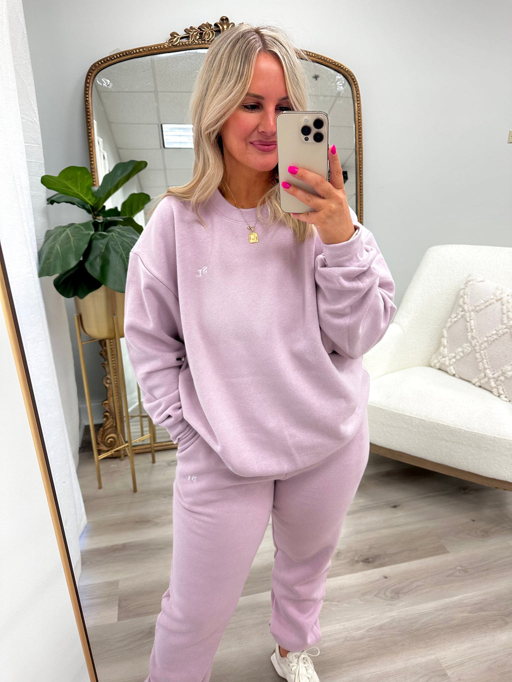 Monogrammed American Apparel Crewneck Set