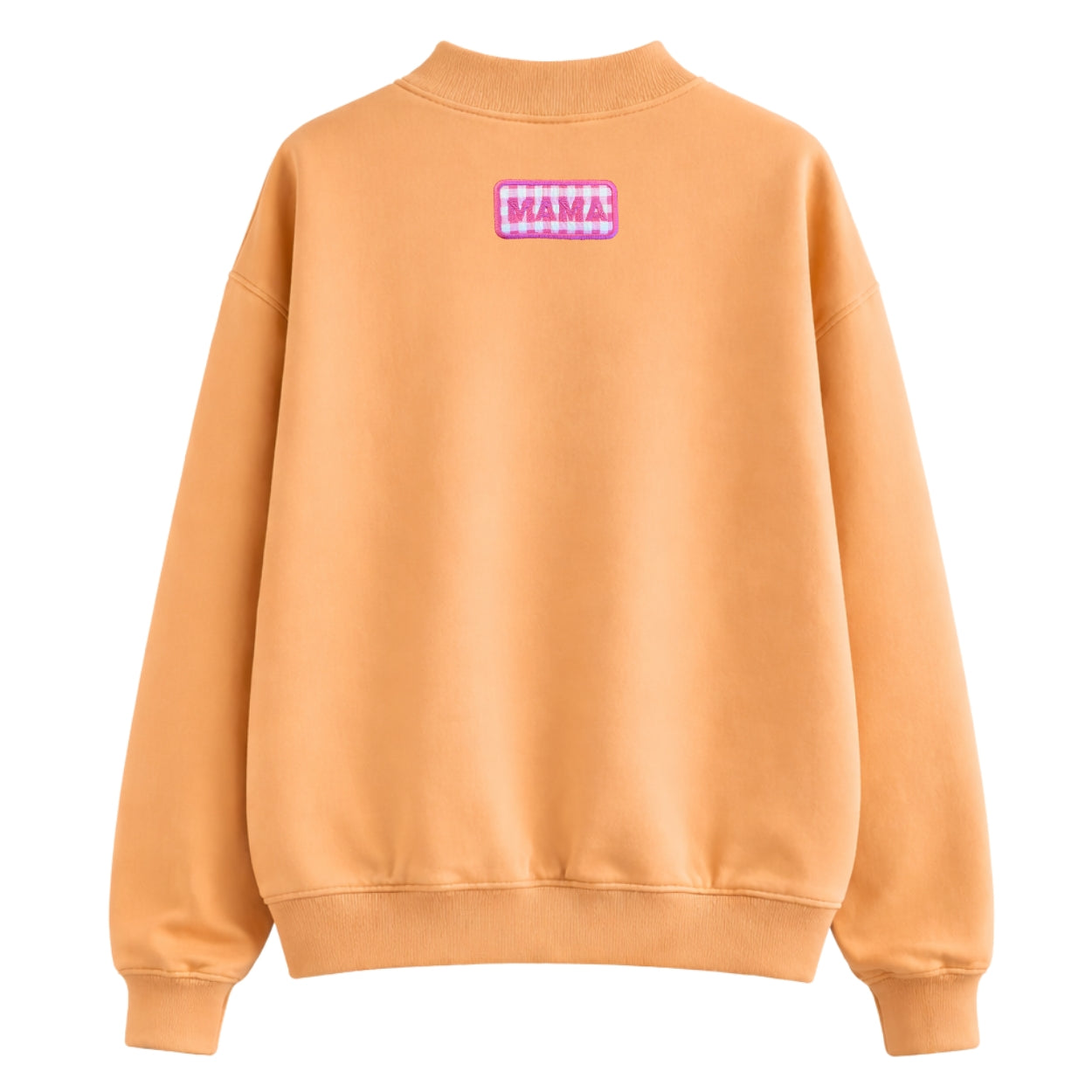'Mama Gingham Patch' Mockneck