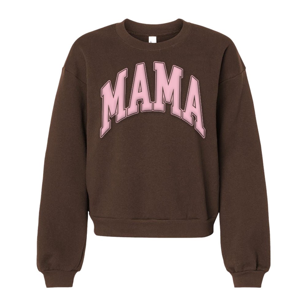 American Apparel 'Mama' PUFF Cropped Sweatshirt
