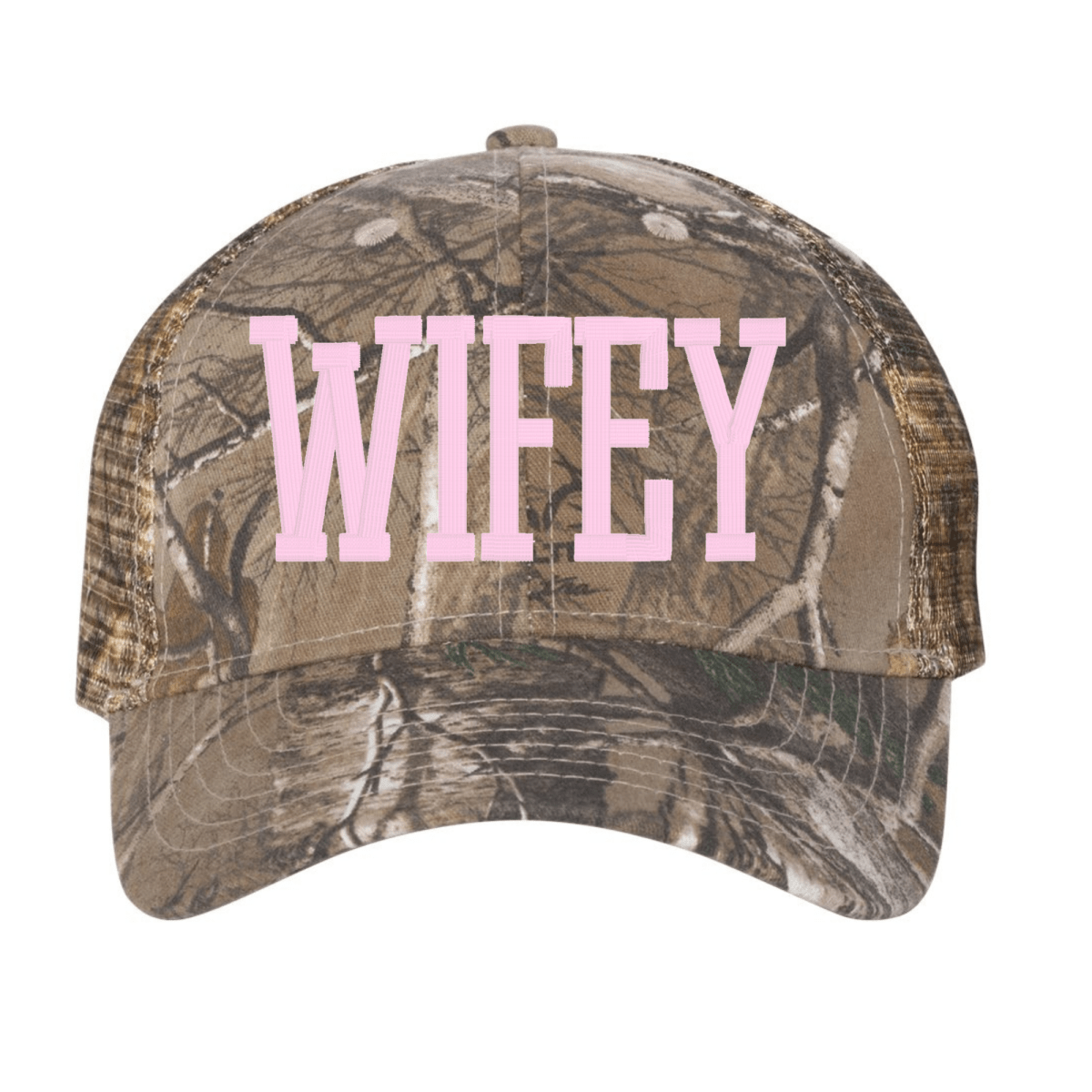 Camo 3D Embroidery Trucker Hat