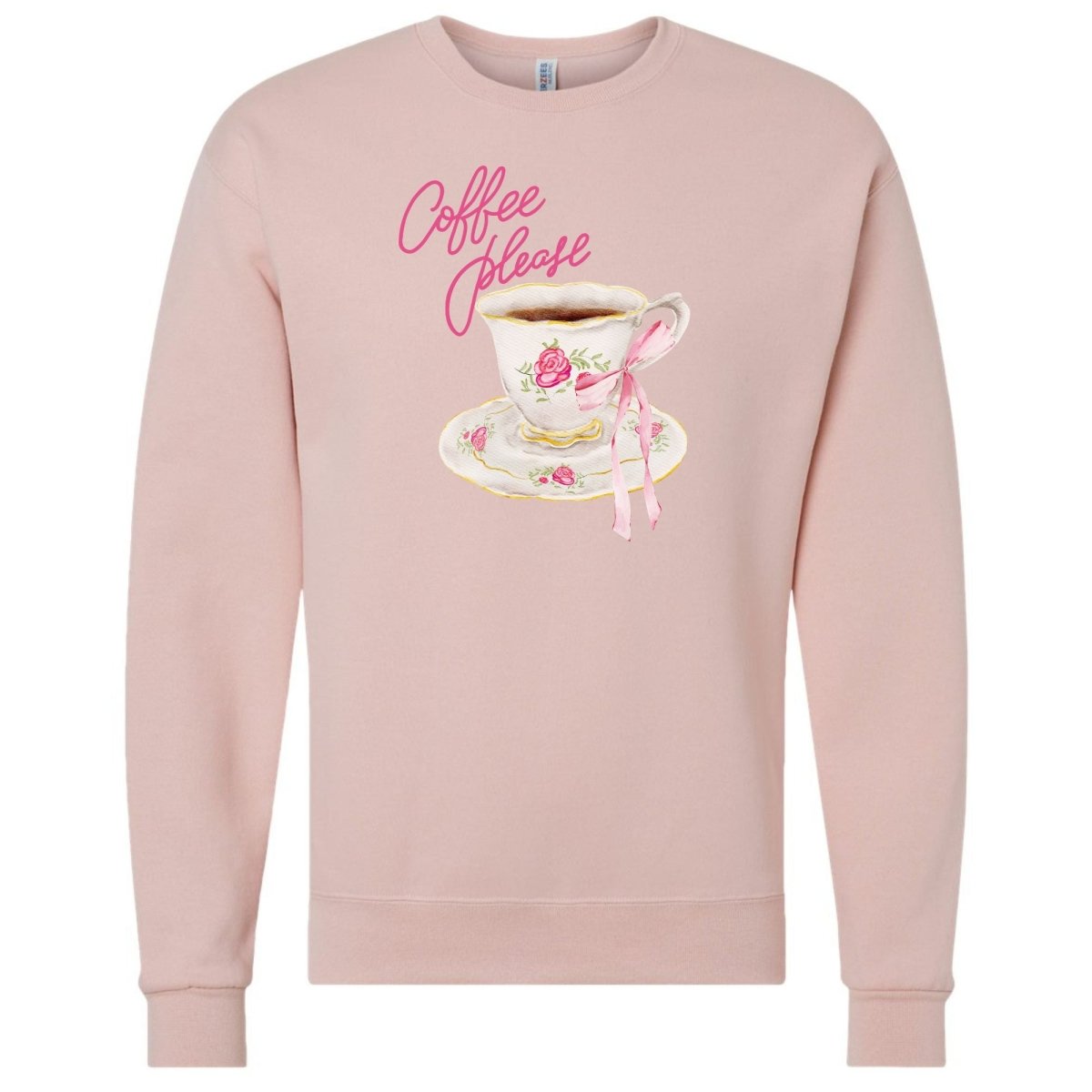 'Coffee Please' Crewneck Sweatshirt