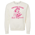 'Crying Over Book Boyfriends' Crewneck Sweatshirt