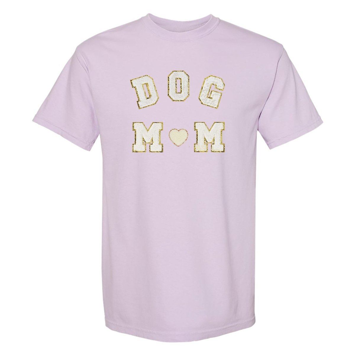 Dog Mom Letter Patch Comfort Colors T-Shirt