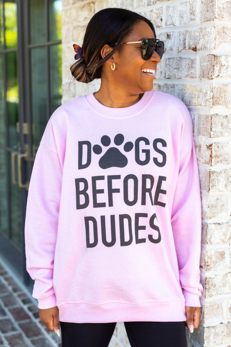 'Dogs Before Dudes' Sweatshirt