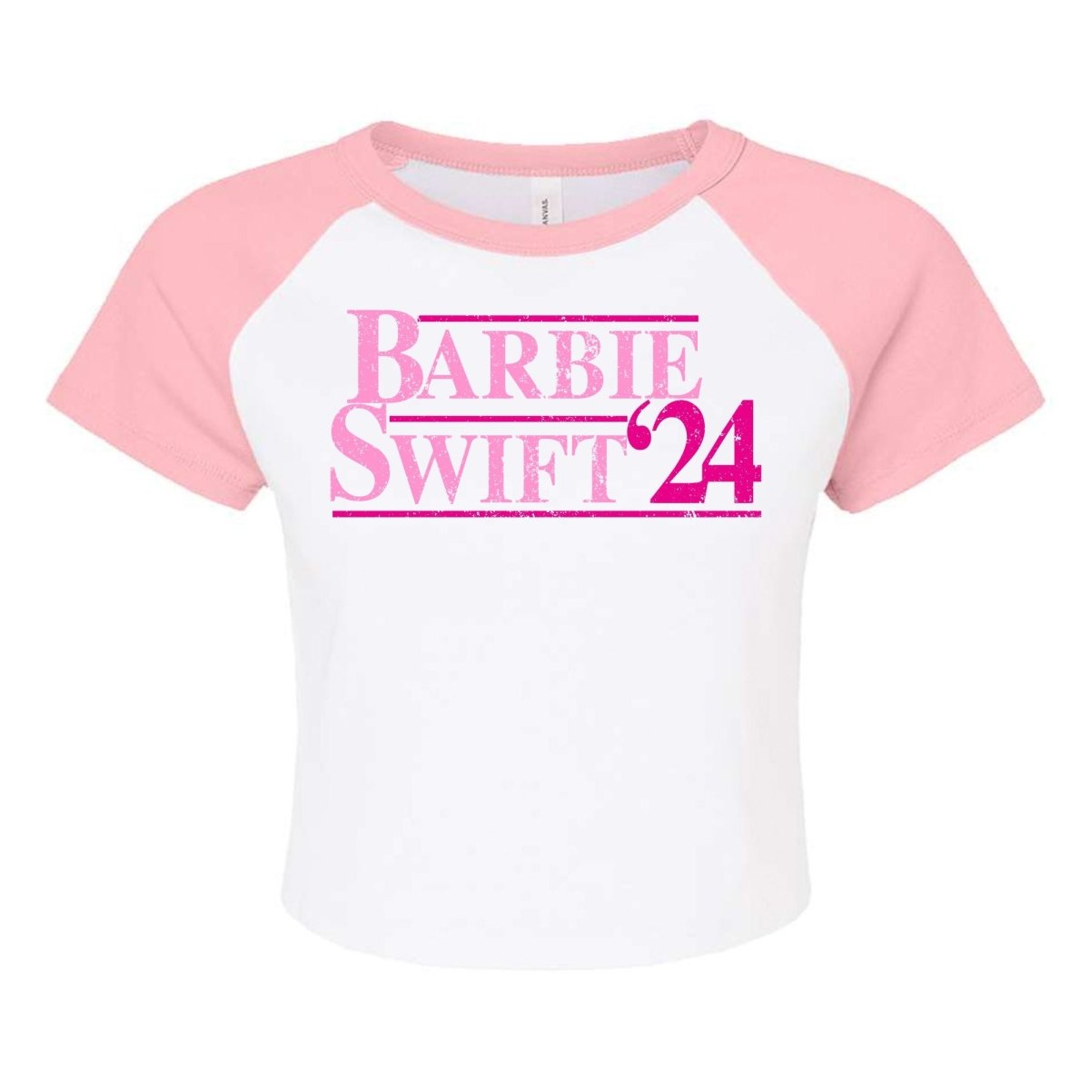 'Girly Campaign '24' Raglan Baby Tee