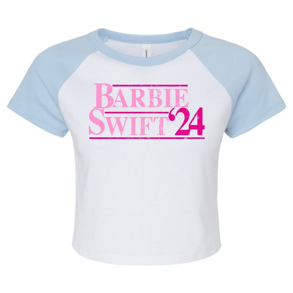 'Girly Campaign '24' Raglan Baby Tee