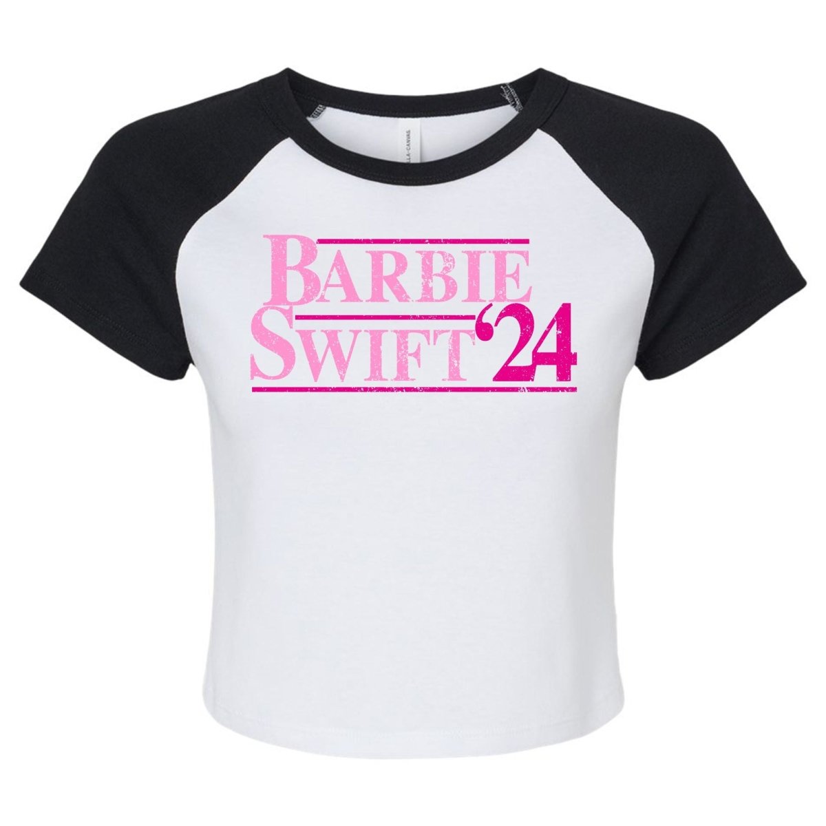 'Girly Campaign '24' Raglan Baby Tee