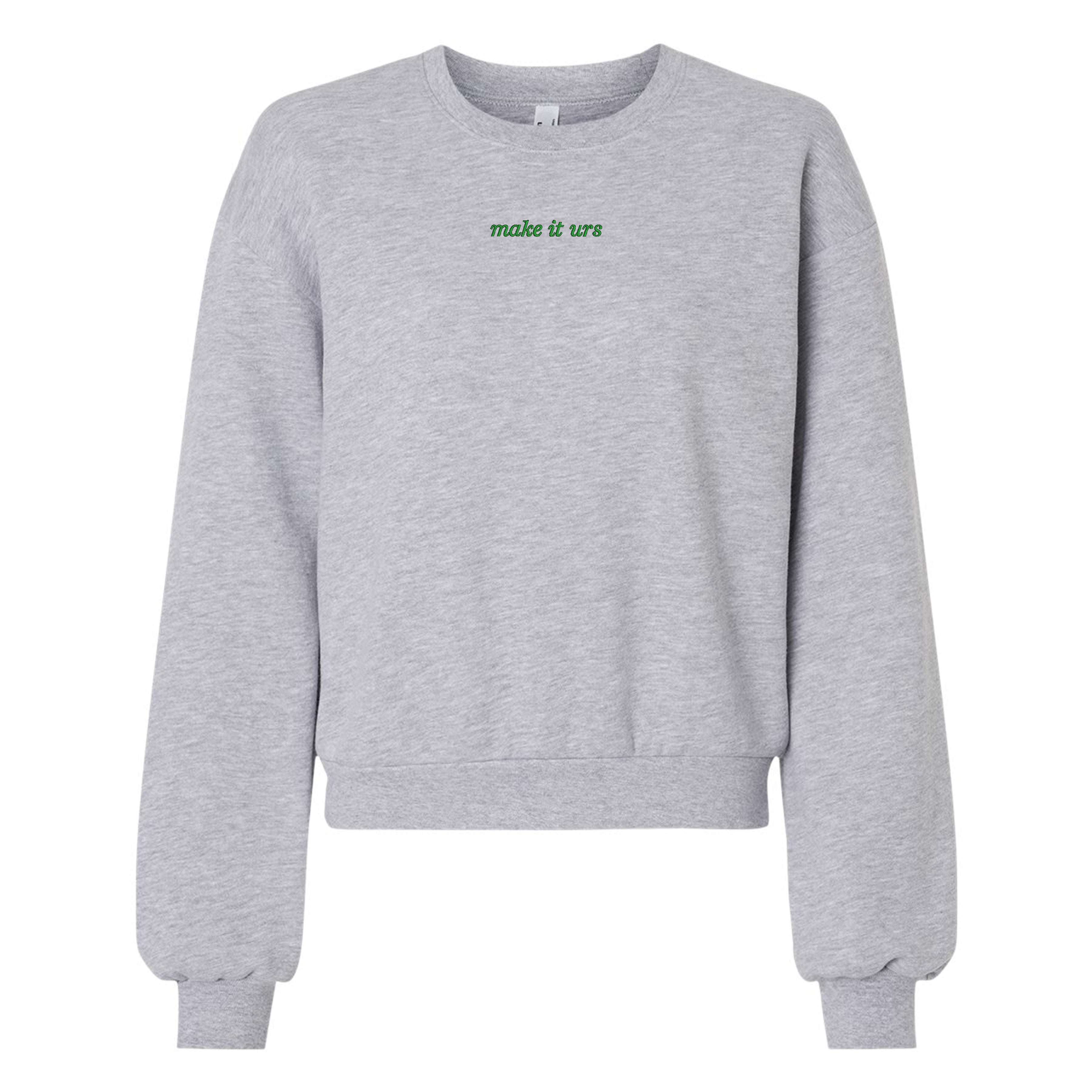 Make It Yours™ American Apparel Cropped Sweatshirt