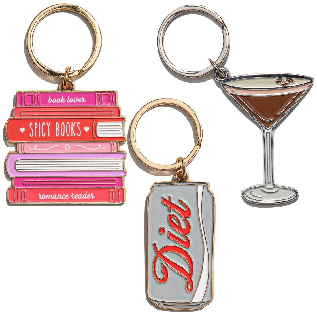 'Spicy Romance Book' Keychain Bag Charm