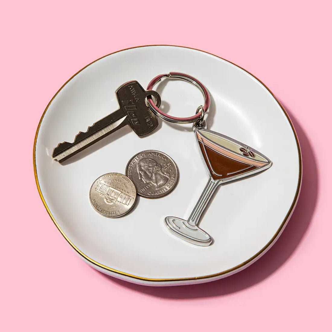 'Espresso Martini' Keychain Bag Charm