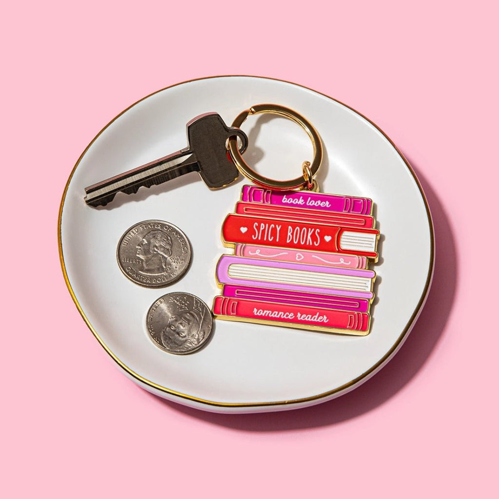 'Spicy Romance Book' Keychain Bag Charm
