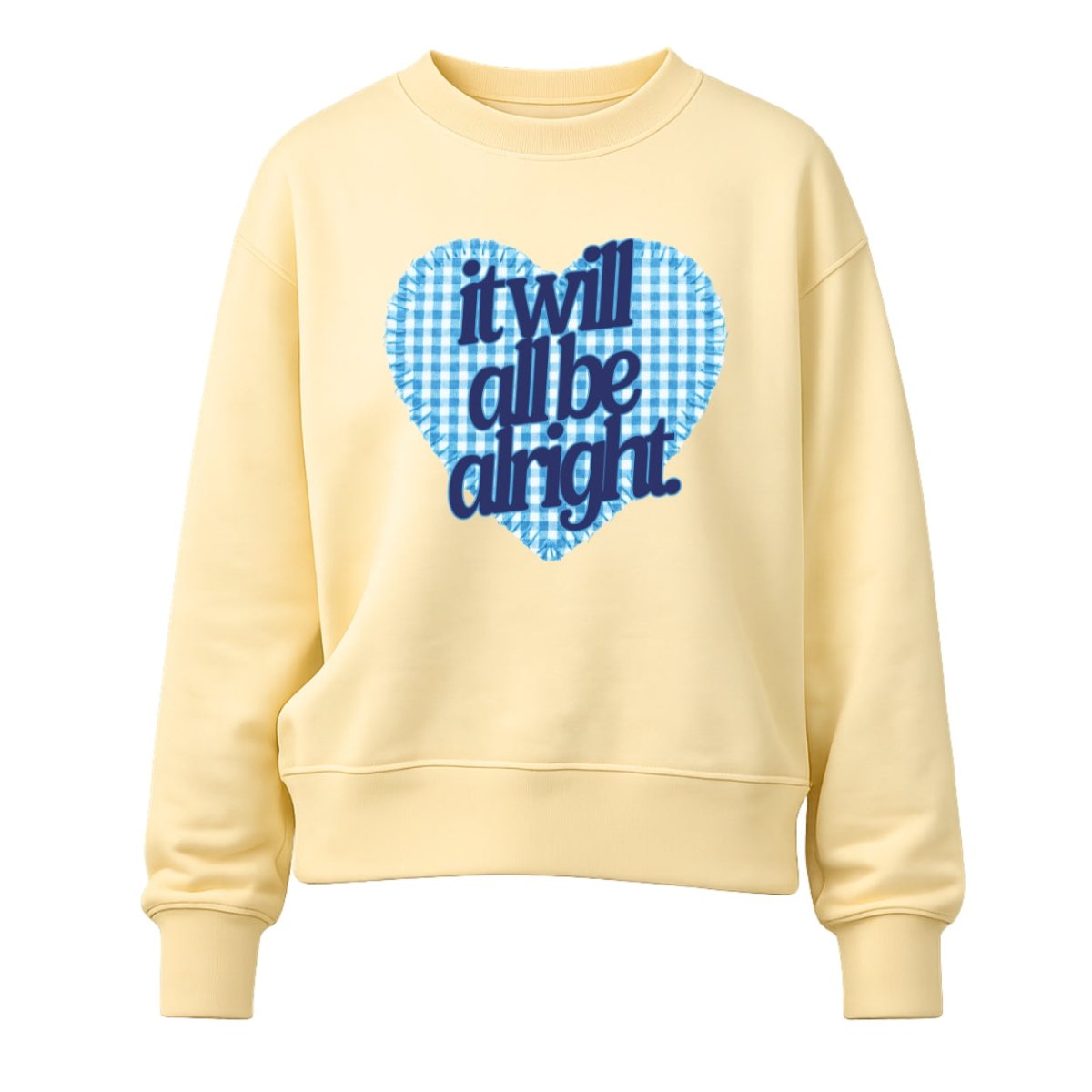 'Heart Patterned Promise' Signature Sweatshirt
