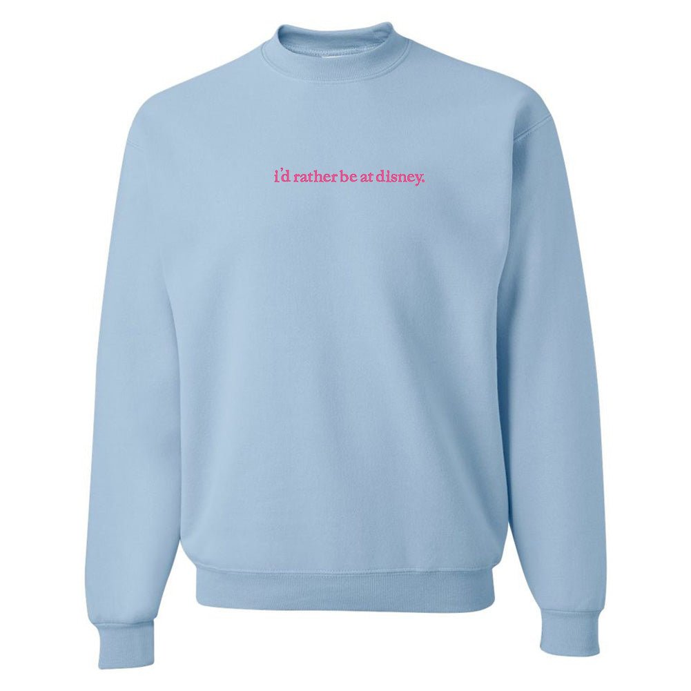 'I'd Rather Be At...' Crewneck Sweatshirt