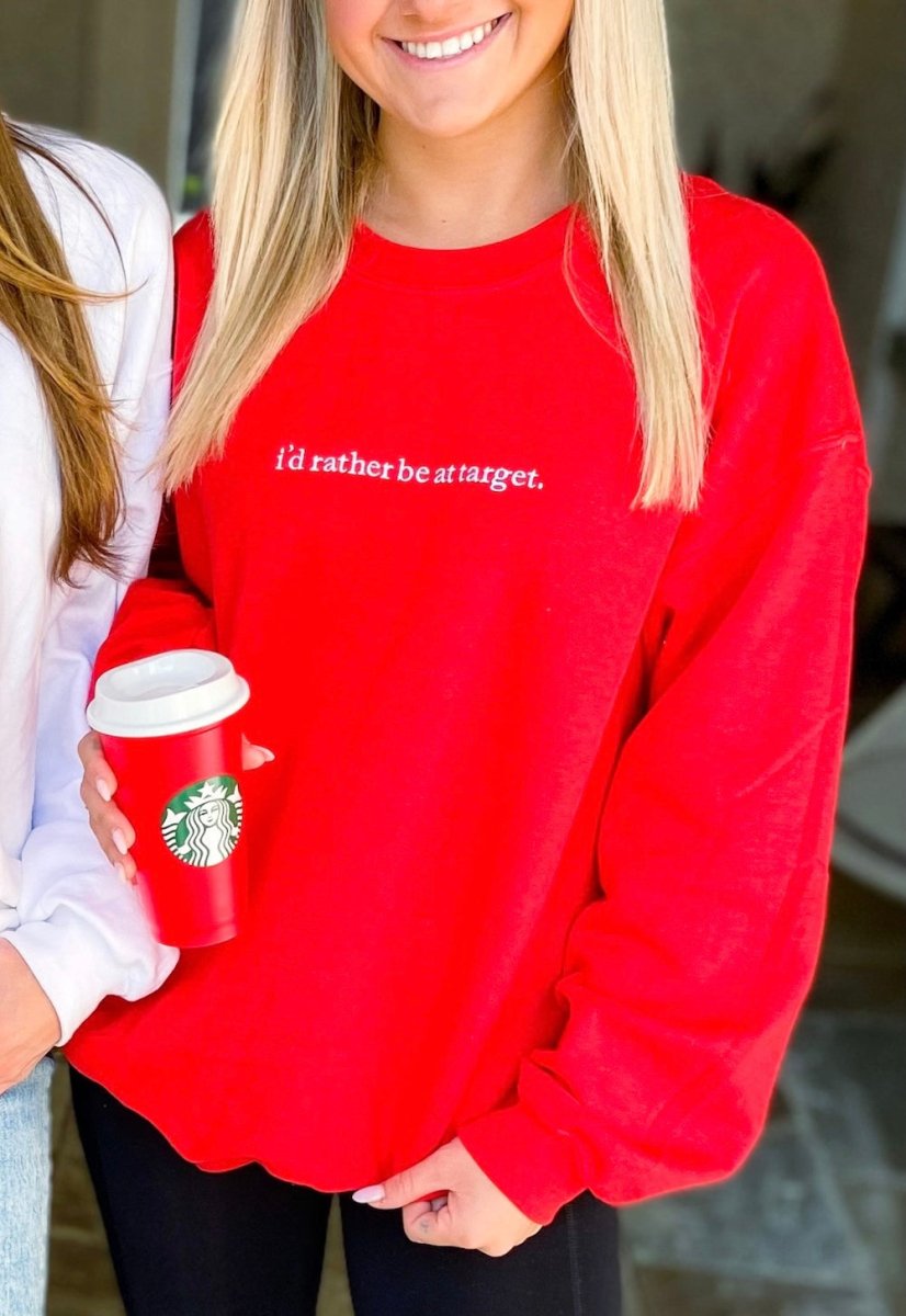 'I'd Rather Be At...' Crewneck Sweatshirt