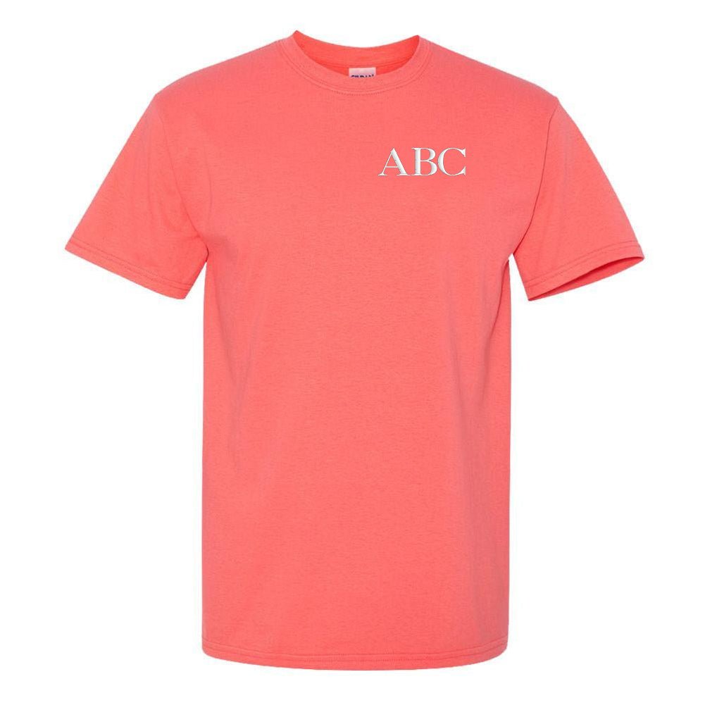 Initialed Block Letters Basic T-Shirt