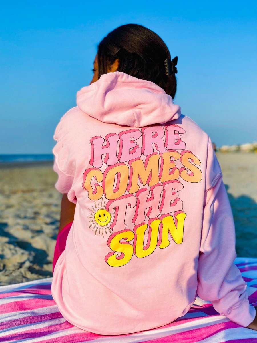 Initialed 'Here Comes The Sun' Front & Back Hoodie