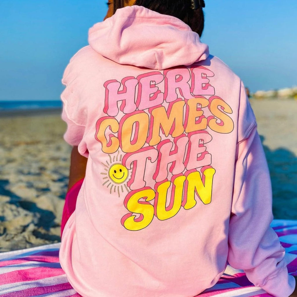 Initialed 'Here Comes The Sun' Front & Back Hoodie