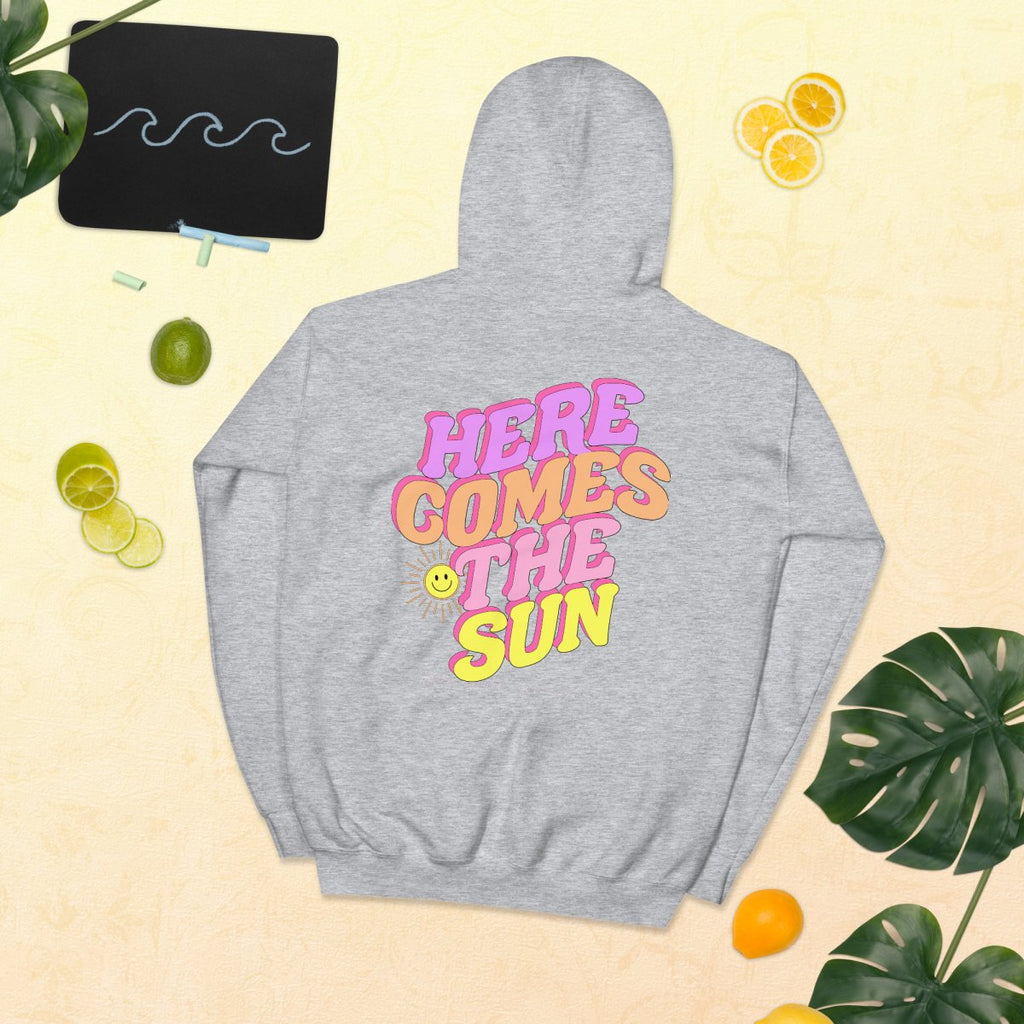 Initialed 'Here Comes The Sun' Front & Back Hoodie